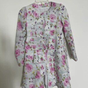 I Pinco Pallino Flower Girls Women Jacket Ruffles Sz 12